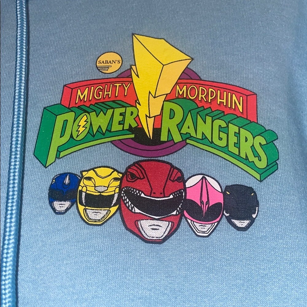 Power Rangers Blue Hoodie-Small - Picture 6 of 10